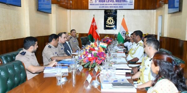5th Annual High-Level Meeting between Indian Coast Guard and Royal Oman Police Coast Guard held in New Delhi
