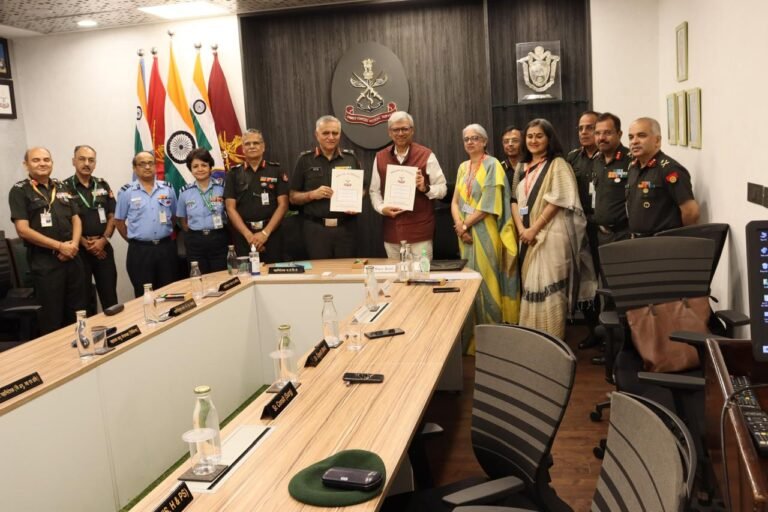 AFMS signs a Memorandum of Understanding (MoU) with ICMR for Collaborative Research & Training Program