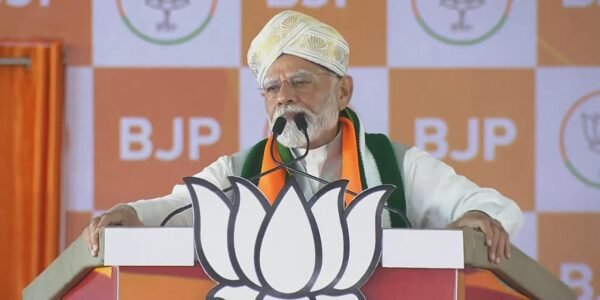 Addressing a rally in Nanded today, PM Modi expressed satisfaction over the first phase of voting.
