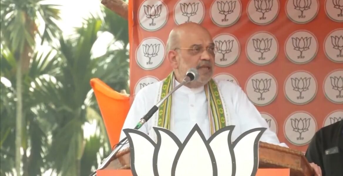 Amit Shah accused Congress, National Conference and PDP of promoting terrorism and putting guns in the hands of youth.