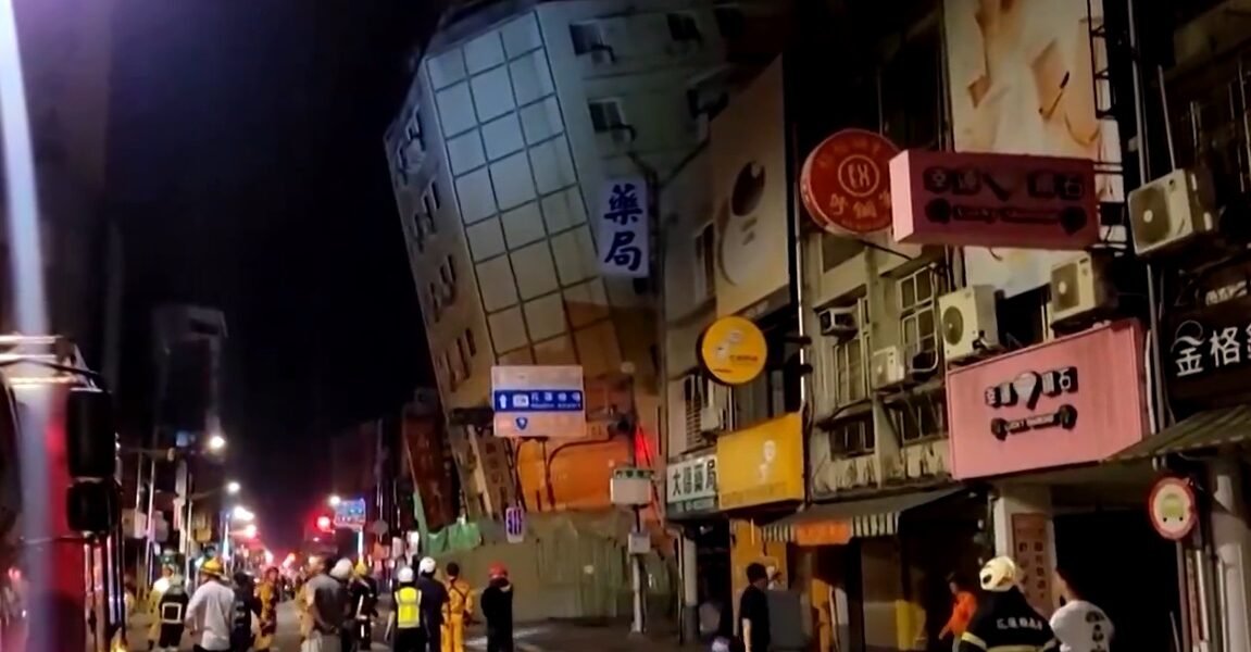 At least ten earthquakes were felt in Taiwan this morning
