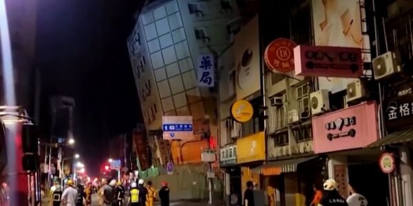 At least ten earthquakes were felt in Taiwan this morning