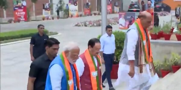 BJP will release its 'Sankalp Patra' for the upcoming Lok Sabha elections today