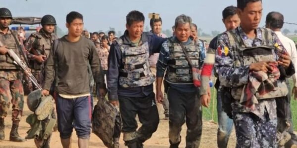 Bangladesh sends back 288 members of Myanmar security forces who took refuge across the border