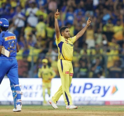 Chennai Super Kings defeated Mumbai Indians by twenty runs in IPL cricket.