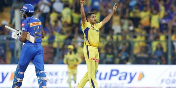 Chennai Super Kings defeated Mumbai Indians by twenty runs in IPL cricket.