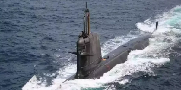China launches first of eight Hangar class submarines built for Pakistan