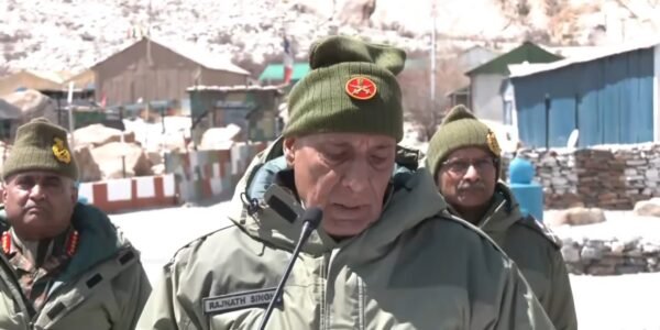 Defense Minister Rajnath Singh visits Siachen, reviews military preparedness