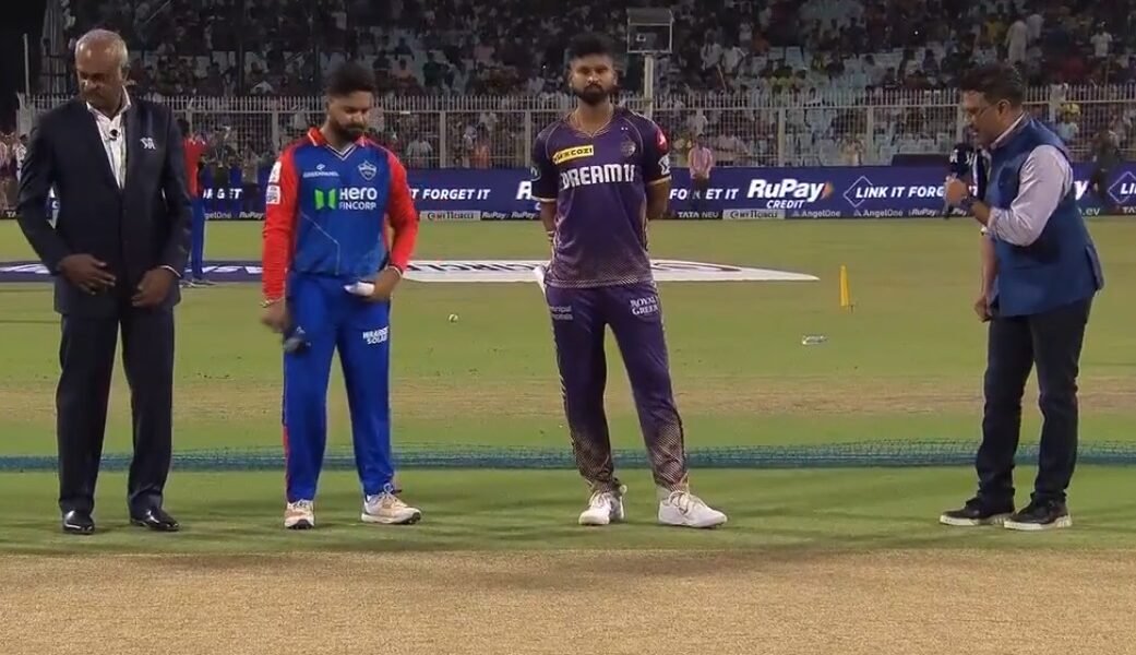 Delhi Capitals won the toss and elected to bat first against Kolkata Knight Riders.