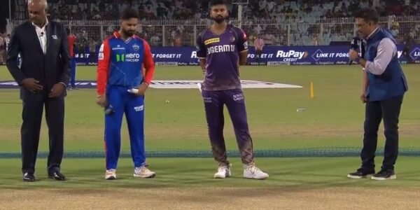 Delhi Capitals won the toss and elected to bat first against Kolkata Knight Riders.
