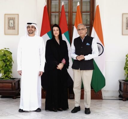 Foreign Secretary Vinay Kwatra meets UAE Minister Reem Al Hashimi in New Delhi
