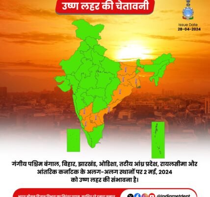 Heat wave and severe heat conditions will persist in many parts of the country for the next three days: IMD