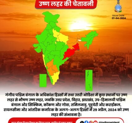IMD issues red alert of severe heat wave in next few days in Gangetic regions of Odisha and West Bengal