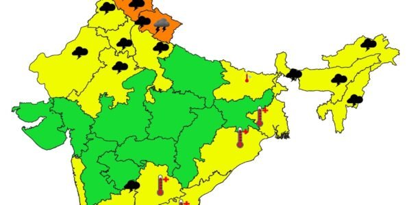 IMD predicted moderate rainfall with thunderstorms in Northeast India till April 21.