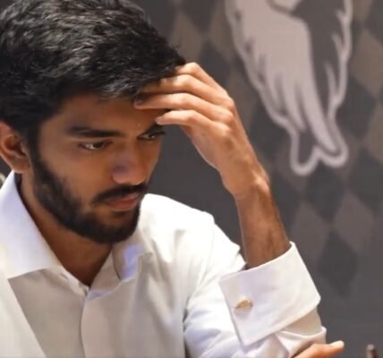 In Chess, India's D Gukesh tops the FIDE Candidates Tournament in Toronto, Canada by tying a match with Russia's Ian Nepomniachtchi.