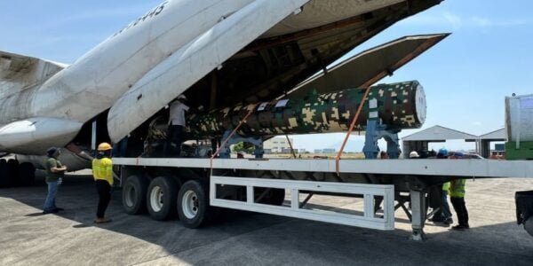 India sent the first batch of BrahMos supersonic cruise missile to the Philippines.