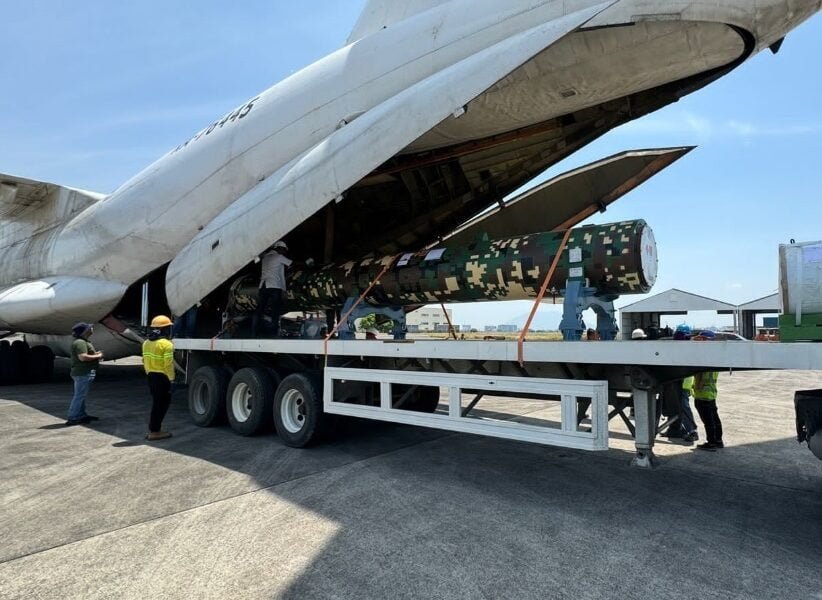 India sent the first batch of BrahMos supersonic cruise missile to the Philippines.