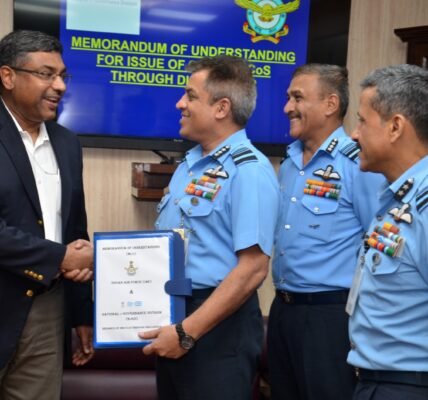 Indian Air Force launches a transformative digital journey by integration with DigiLocker platform