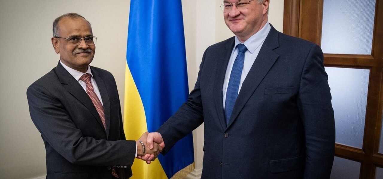 Indian Ambassador to Ukraine Harish Jain met the new Deputy Foreign Minister of Ukraine Andriy Sibiha in Kiev yesterday