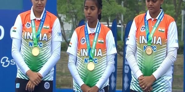 India's Jyoti Surekha Venam, Aditi Gopichand Swamy and Praneet Kaur won gold medal by defeating Italy in the women's final in the Archery World Cup.