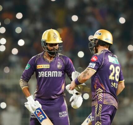 Kolkata Knight Riders (KKR) defeated Lucknow Supergiants (LSG) by eight wickets in the IPL T20 match.