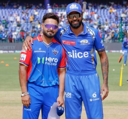 Mumbai Indians won the toss and decided to bowl first against Delhi Capitals.