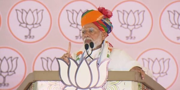 PM Modi accused Congress of appeasement and vote bank politics