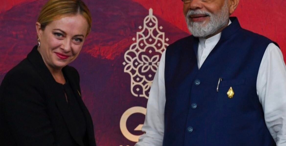 PM Modi spoke to Italian PM Giorgia Meloni, thanked her for inviting him for G7