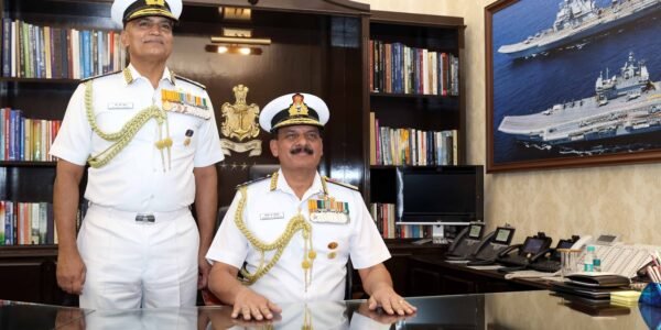 PVSM, AVSM, NM Admiral Dinesh K Tripathi takes command of Indian Navy as 26th Chief of Naval Staff today