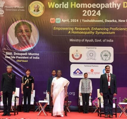President Murmu addressed a two-day Homeopathy Seminar on the occasion of World Homeopathy Day in New Delhi today