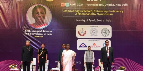 President Murmu addressed a two-day Homeopathy Seminar on the occasion of World Homeopathy Day in New Delhi today