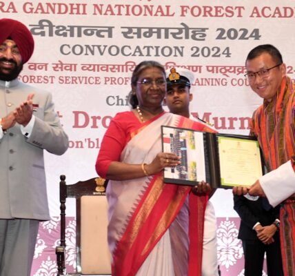 President addressed the convocation ceremony of Indian Forest Service Probationary Officers at the Forest Research Institute, Dehradun today