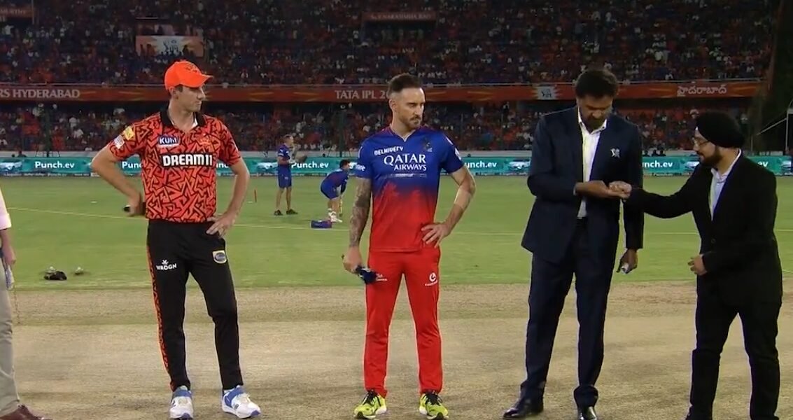 RCB won the toss and elected to bat against Sunrisers Hyderabad