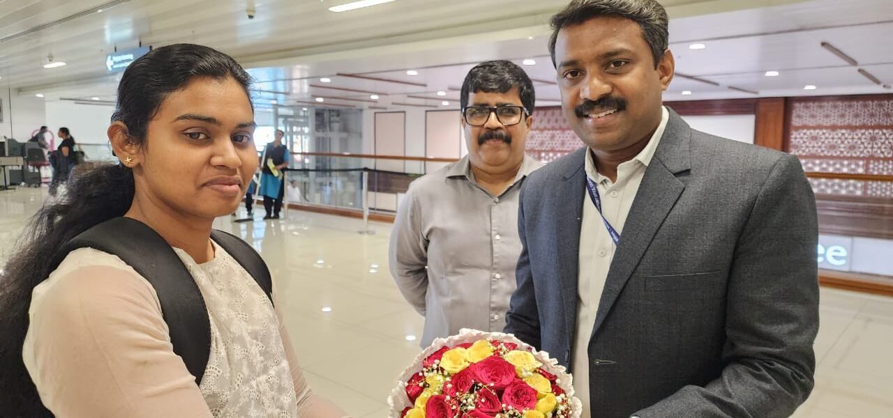 Return of Indian female cadet aboard cargo ship MSC Aries seized by Iranian Army