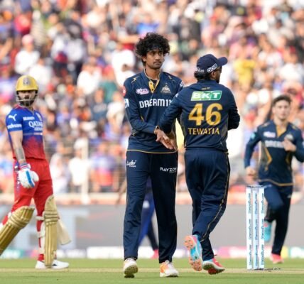 Royal Challengers Bangalore defeated Gujarat Titans by nine wickets in IPL T20 match