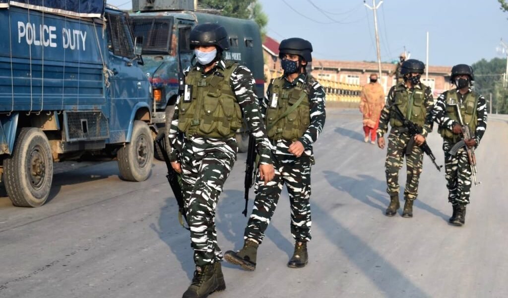 Two terrorists were killed in an encounter today with security forces in Nowpora area of Saupore in Baramulla district of J&K