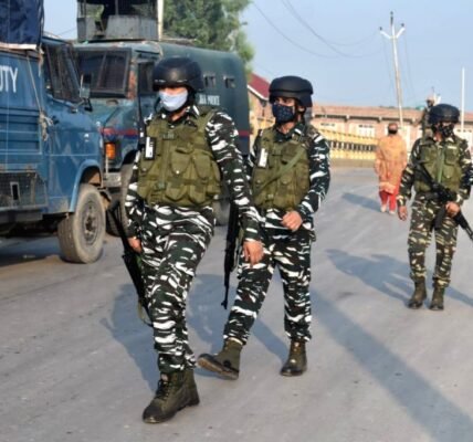 Two terrorists were killed in an encounter today with security forces in Nowpora area of Saupore in Baramulla district of J&K
