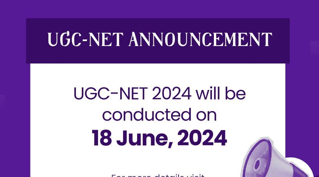 UGC NET exam will be held on 18 June 2024