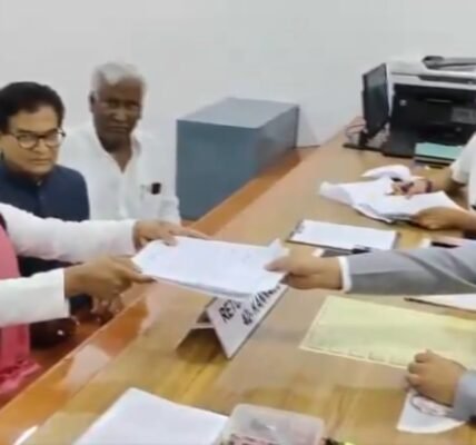 Uttar Pradesh: SP chief Akhilesh Yadav files his nomination as party candidate from Kannauj constituency