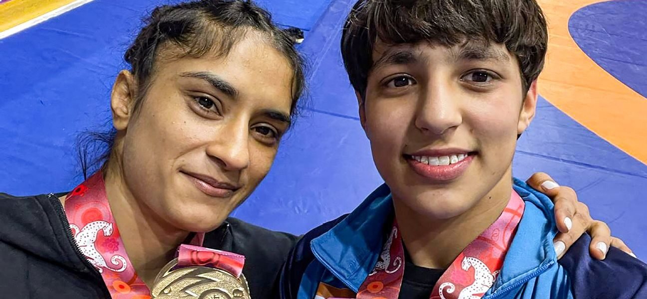 Vinesh Phogat, Anshu Malik, Mansi and Ritika