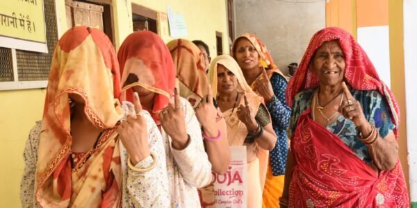 Voters across the country display festive spirit in first phase of general elections