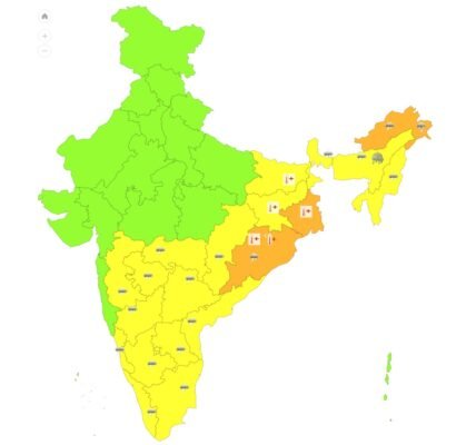 aaj ka mausam kaisa rahega, tapman kitna hai 20th April 2024
