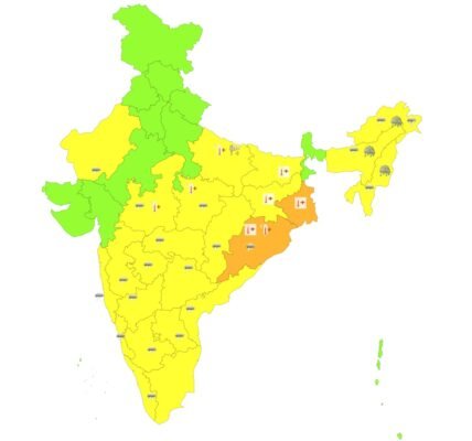 aaj ka mausam kaisa rahega, tapman kitna hai 21 April 2024