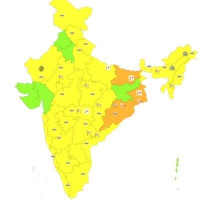 aaj ka mausam kaisa rahega, tapman kitna hai 22 April 2024