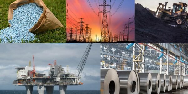 eight core basic industries