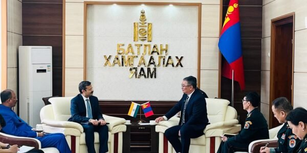 12th meeting of the Joint Working Group (JWG) between the Defense Ministries of India and Mongolia was held in Ulaanbaatar on 16-17 May