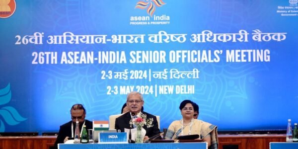 26th ASEAN-India Senior Officials Meeting held today in New Delhi