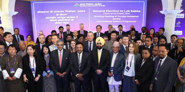 75 delegates representing 23 countries are in India to witness the Indian general elections under the International Election Visitors Program (IEVP).