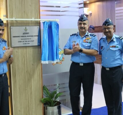 Air Chief inaugurates Indian Air Force's first emergency medical response system at Command Hospital Air Force Bengaluru