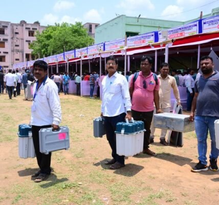 All preparations completed for tomorrow's voting for 58 Lok Sabha seats in the sixth phase of Lok Sabha elections.